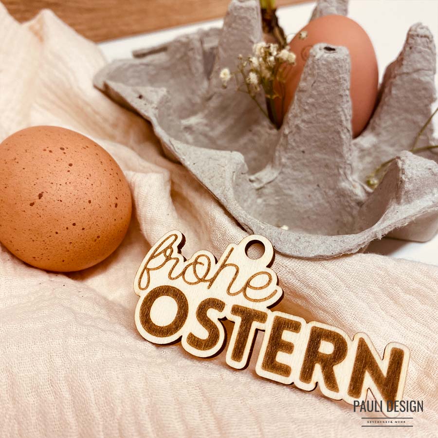 Oster-Anhänger Frohe Ostern