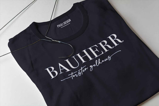 Herrenshirt "Bauherr"
