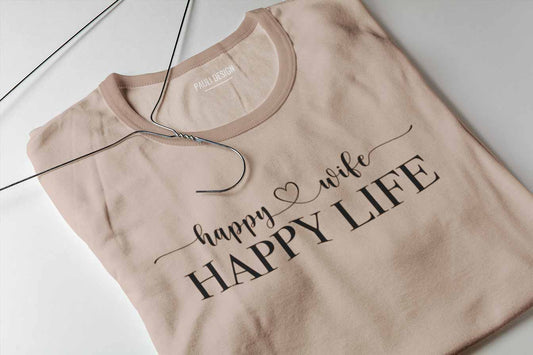 Damenshirt "Happy Wife"