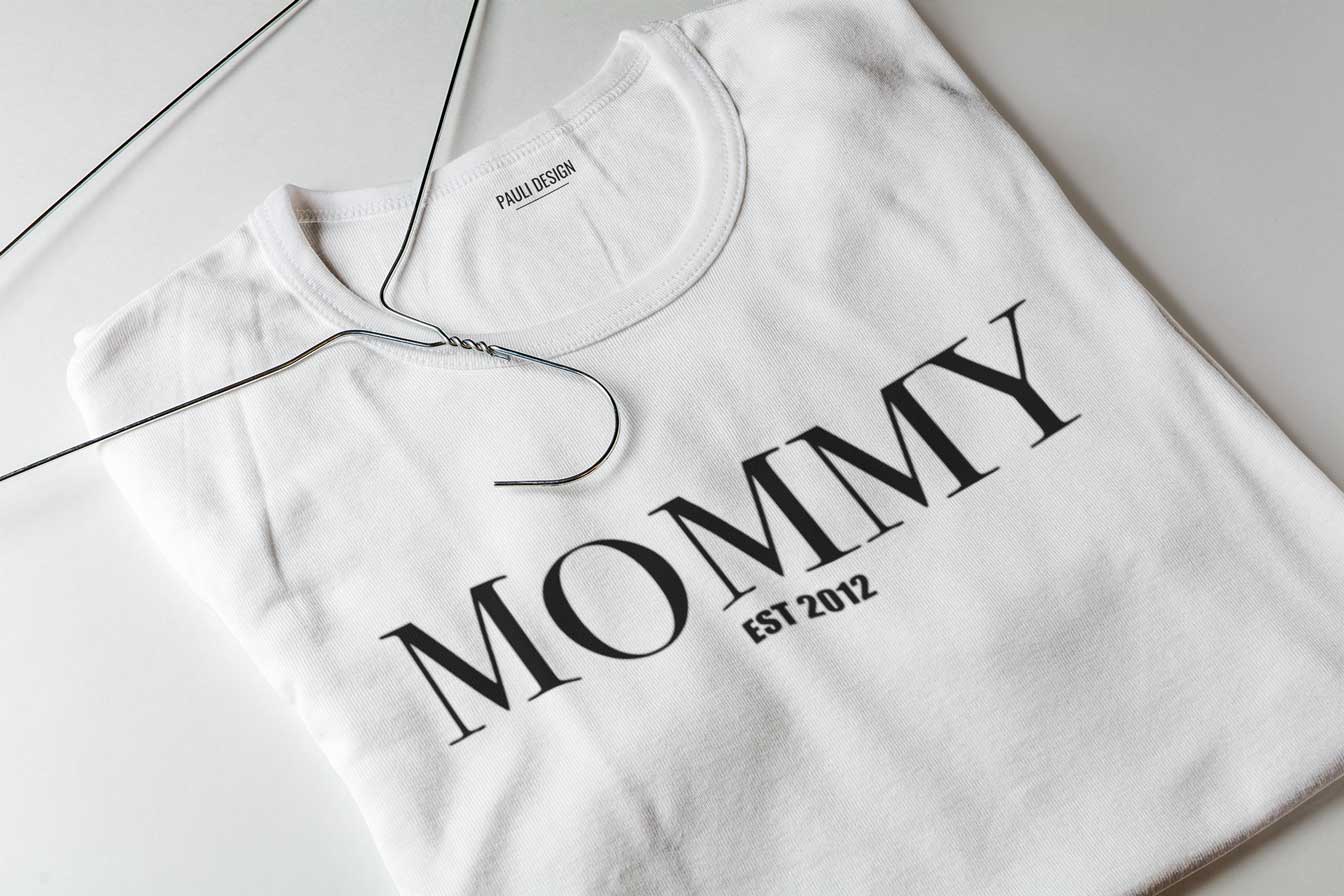 Damenshirt MOMMY + Wunschjahr